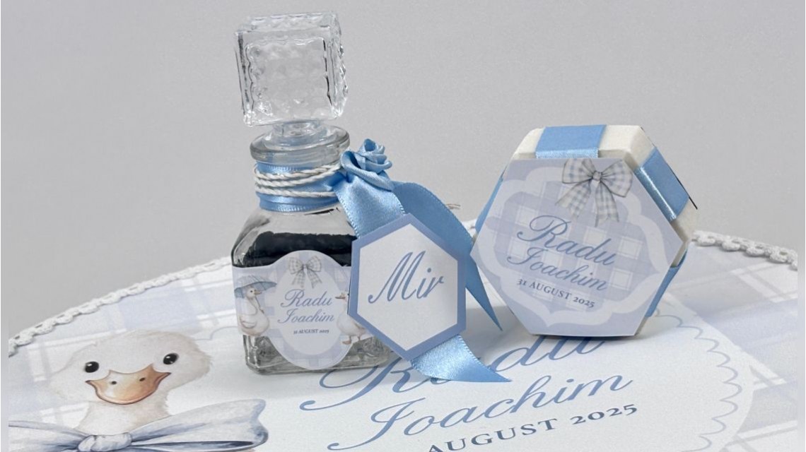 Trusou de botez cu rățuște Silly Goose 34